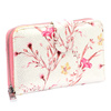 Women's roomy wallet with flowers in eco leather by Eslee