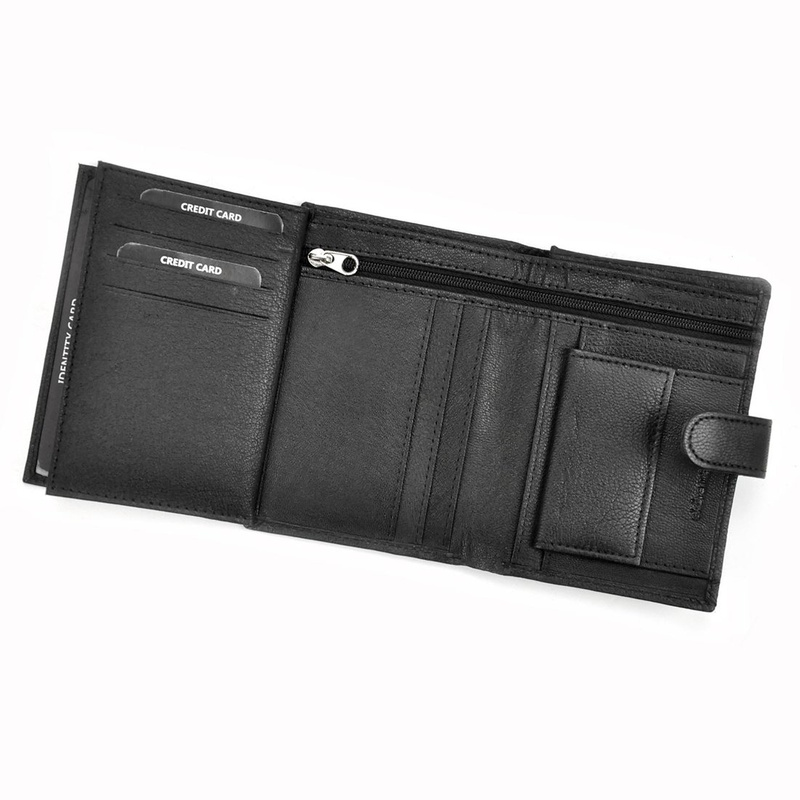 Men's genuine leather wallet Money Kepper CC 5400B