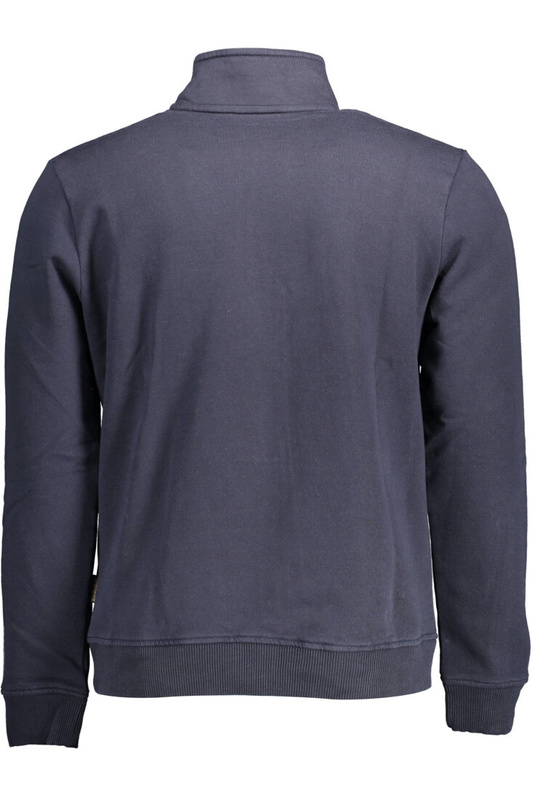 NAPAPIJRI MEN&#39;S BLUE SWEATSHIRT WITH ZIP