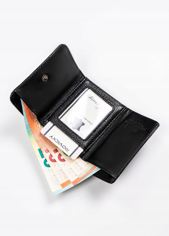 Leather wallet RFID LORENTI 55287-SBR