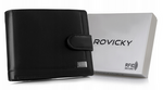 Leather men wallet RFID ROVIKY ROVICKY PC-103L-BAR