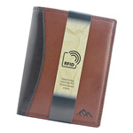 Men's genuine leather wallet EL FORREST 544-21 RFID