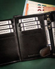 Leather wallet & key ring set ROVICKY  R-SET-M-N4L-KCS