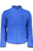 GIAN MARCO VENTURI MEN&#39;S BLUE ZIP SWEATSHIRT