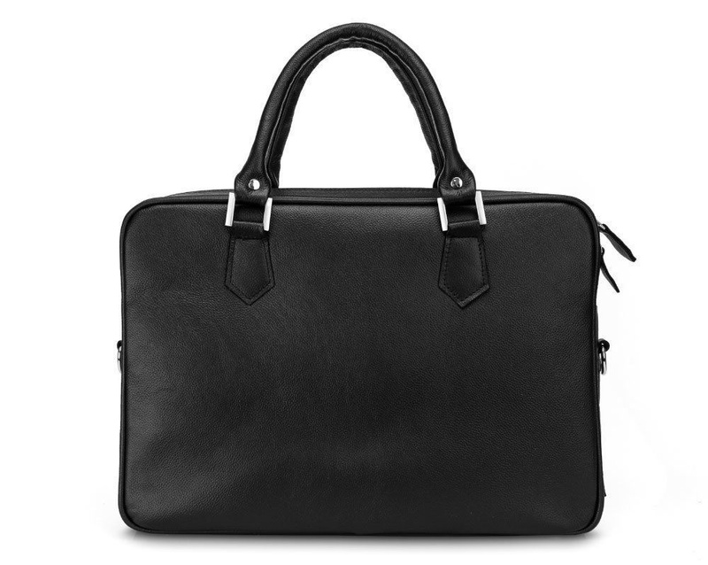 SOLIER ECHTE LEDER LAPTOPTASCHE 13 ZOLL BUSINESS UMHÄNGETASCHE FÜR HERREN SL22