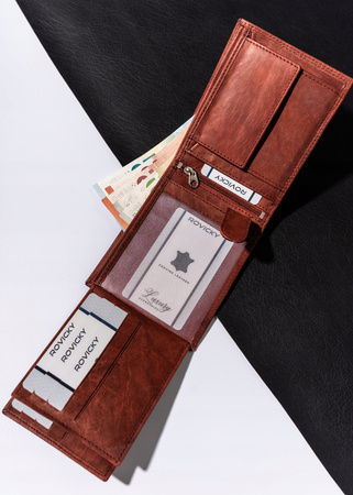 Men's leather foldable wallet by Always Wild