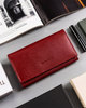 Leather wallet RFID PETERSON PTN RD-08-GCL