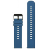 U27 rubber watch strap - navy blue/black - 20mm