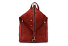 Maroon Italian Stylish Women's Leather Suede Backpack A4 W14.