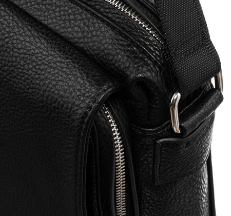 Torba męska PU PTN FLAP-MACRO Black