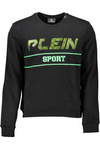 PLEIN SPORT SWEATSHIRT WITHOUT ZIP MAN BLACK