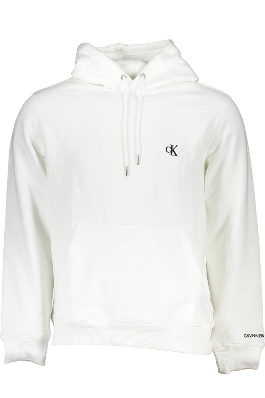 CALVIN KLEIN WEISSES SWEATSHIRT FÜR HERREN MIT REISSVERSCHLUSS