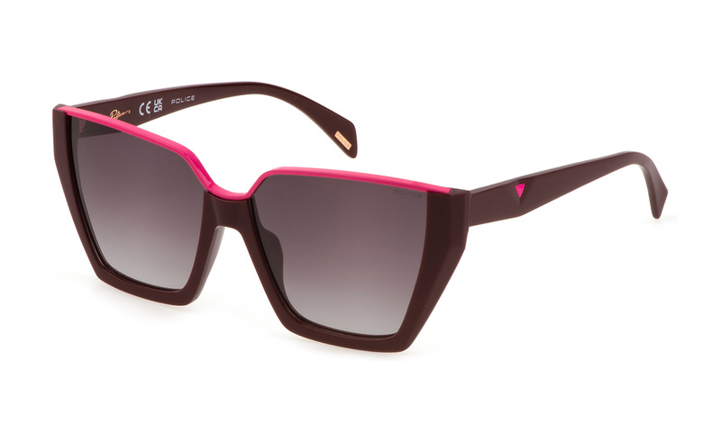 SUNGLASSES POLICE WOMEN SPLL33-570G96 (Szkło/Zausznik/Mostek) 57/14/140 mm)