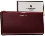 Leatherette wallet RFID PETERSON PTN 004-LAK