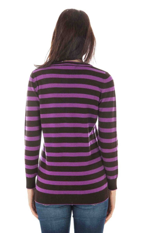 FRED PERRY WOMEN&#39;S PURPLE SWEATER