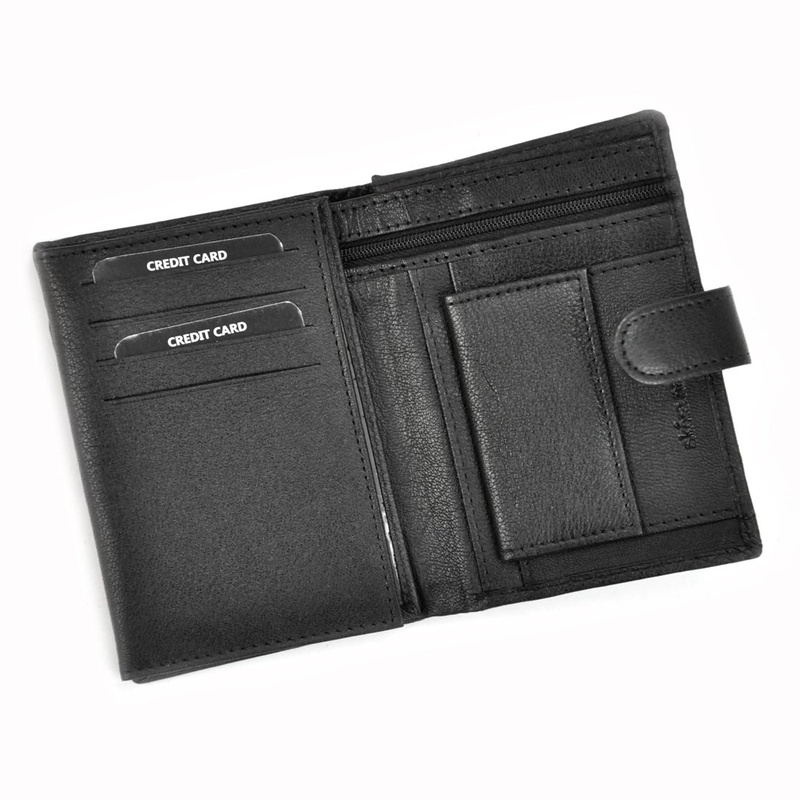 Men's genuine leather wallet Money Kepper CC 5400B