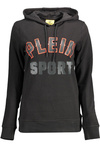 PLEIN SPORT SWEATSHIRT WITHOUT ZIP WOMAN BLACK