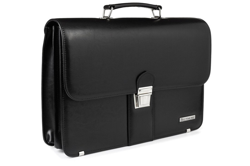 Black male briefcase Beltimore elegant briefcase capacious W37