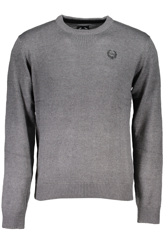 GIAN MARCO VENTURI MEN&#39;S GRAY SWEATER