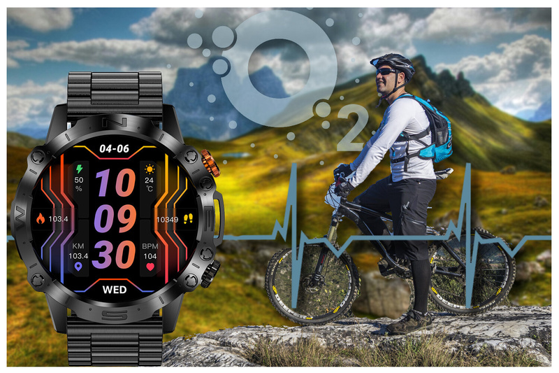 Multifunktionale und stylische SMARTWATCH MEN'S GRAVITY