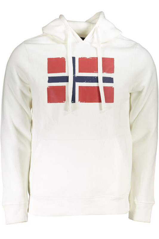 NORWAY 1963 MEN&#39;S WHITE ZIPLESS SWEATSHIRT