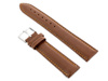 W83L leather watch strap - brown - 22mm