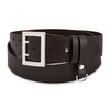 Men's military officer belt solid Baltimore W42 brown : Colors - brown, beige, Belt size - r.130-145 cm