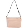 A sleek and roomy leather shoulder bag