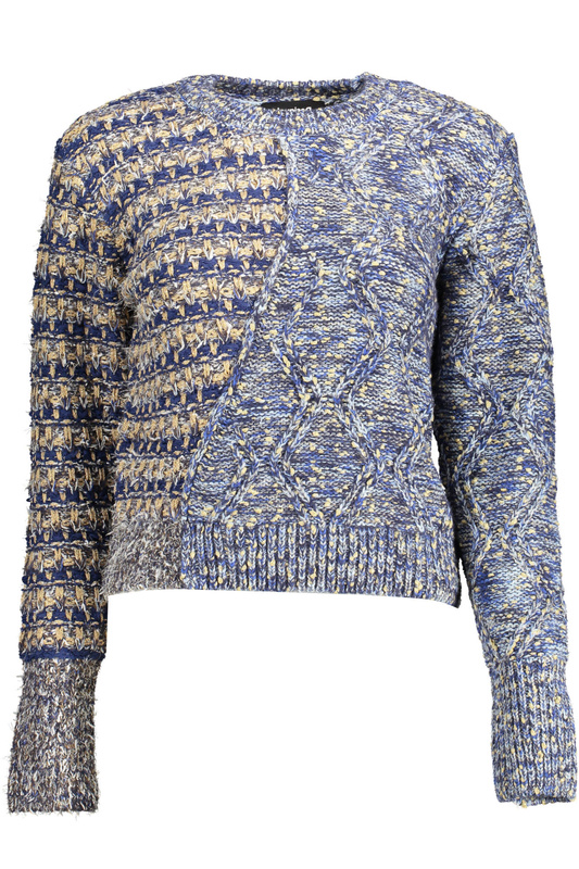 DESIGUAL WOMEN&#39;S BLUE SWEATER