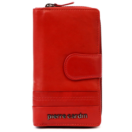 Pierre Cardin large women's leather purse