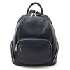 Leather urban women's backpack, spacious and stylish