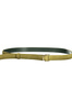 GANT GREEN WOMEN&#39;S LEATHER BELT