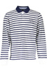 GANT WHITE MEN&#39;S LONG SLEEVE POLO