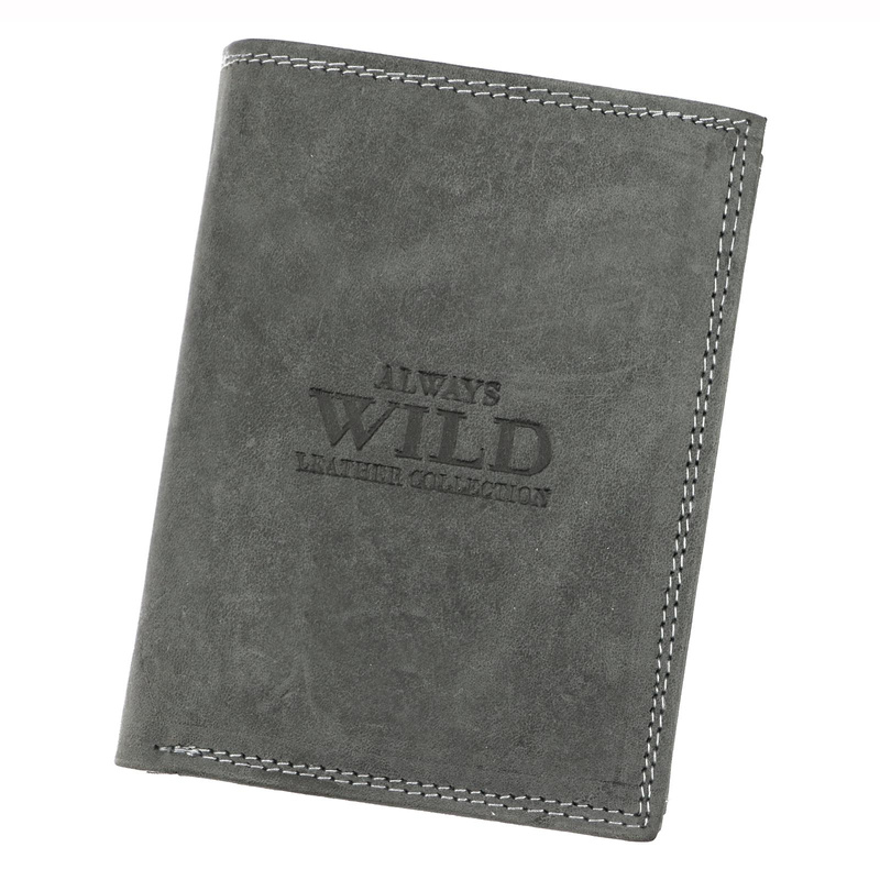 Men's genuine leather wallet Wild N4-P-CHM RFID