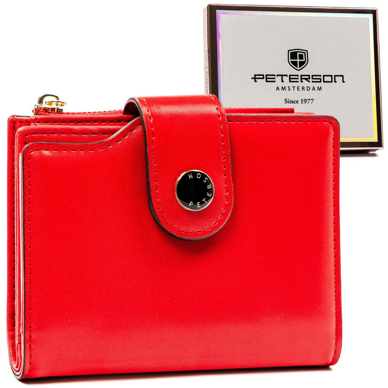 A stylish women's wallet made of eco-leather Peterson RFID