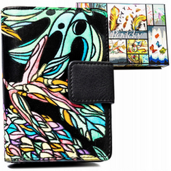 Women's genuine leather wallet Rovicky R-N109-ART-18