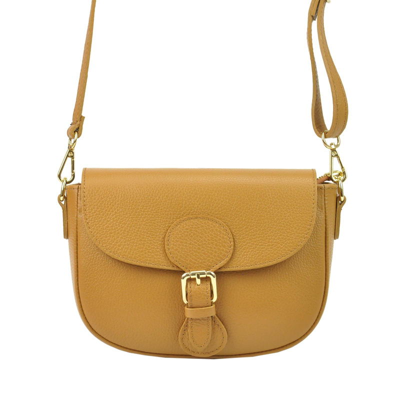 Damen Echtleder Handtasche Luka 19-59 DOLLARO GOLD