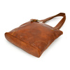 Elegant large leather shopper bag with organizer