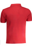 LA MARTINA MEN&#39;S RED SHORT SLEEVED POLO SHIRT