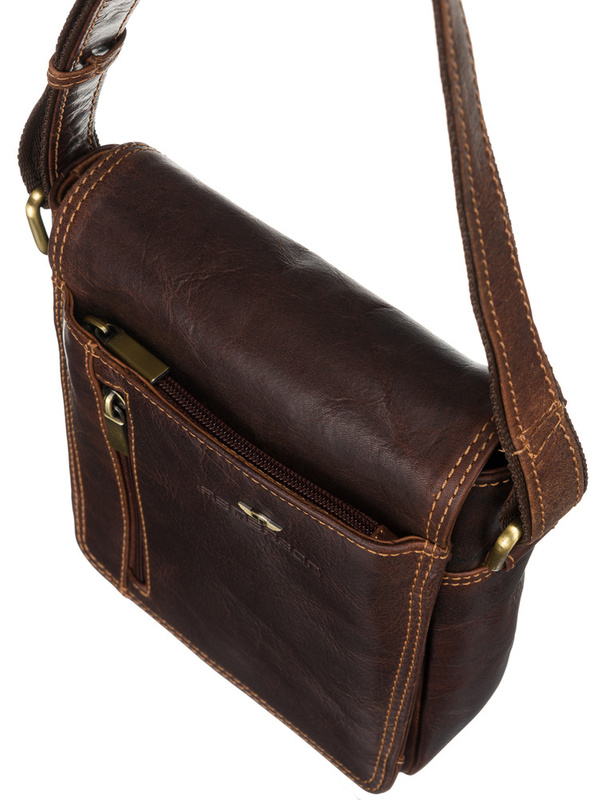 Men's genuine leather sachet Peterson PTN TB-7032-COM