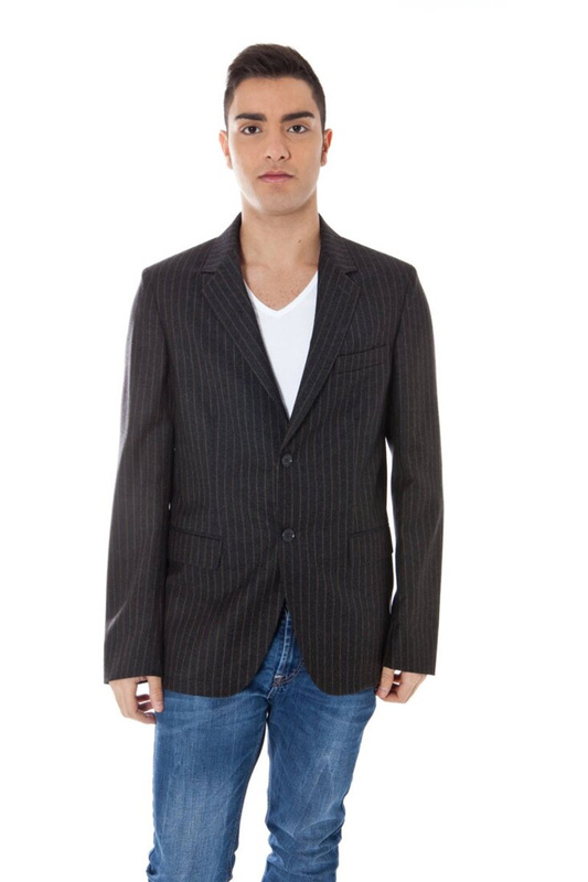 CALVIN KLEIN GRAY MEN&#39;S CLASSIC JACKET