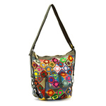 Women's large handbag and backpack colorful mosaic