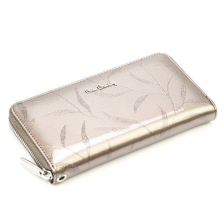 Women's wallet with a plant pattern by Pierre Cardin