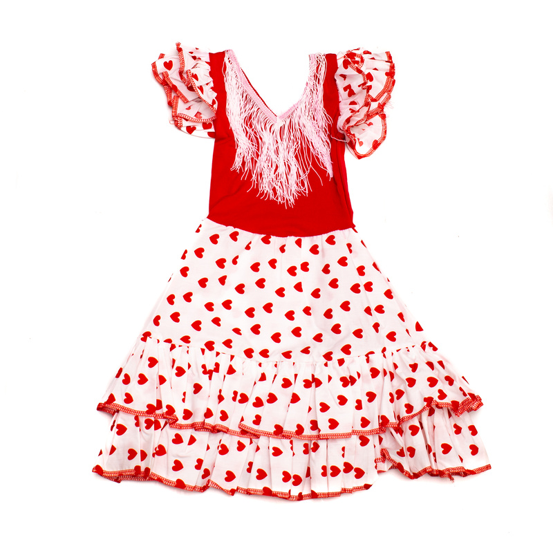 DRESS FLAMENCO CHILDISH VS-RB-LHEARTH (TALLA 4 )