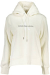 CALVIN KLEIN WOMEN&#39;S ZIPLESS SWEATSHIRT WHITE