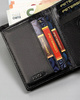 Leather wallet RFID PETERSON PTN RD-46-GCL