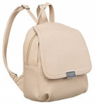 Classic women's backpack made of eco-leather by Peterson