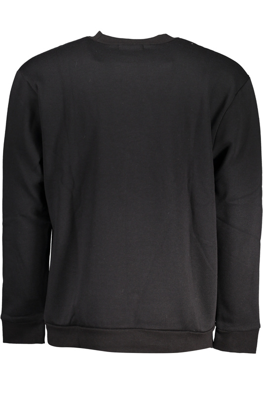 CAVALLI CLASS SCHWARZES HERREN-SWEATSHIRT MIT ZIP-OUT