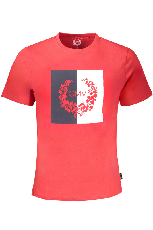 GIAN MARCO VENTURI HERREN-KURZARM-T-SHIRT IN ROT