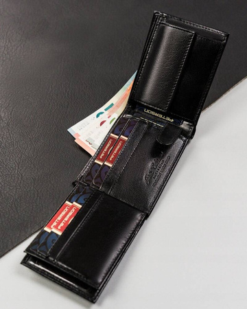 Leather wallet RFID PETERSON PTN 366.01